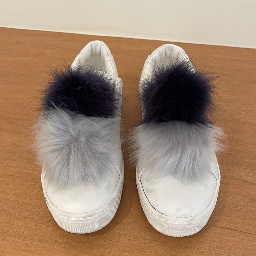 Sam Edelman Leya Sneaker - White + Blue - Size 7.5